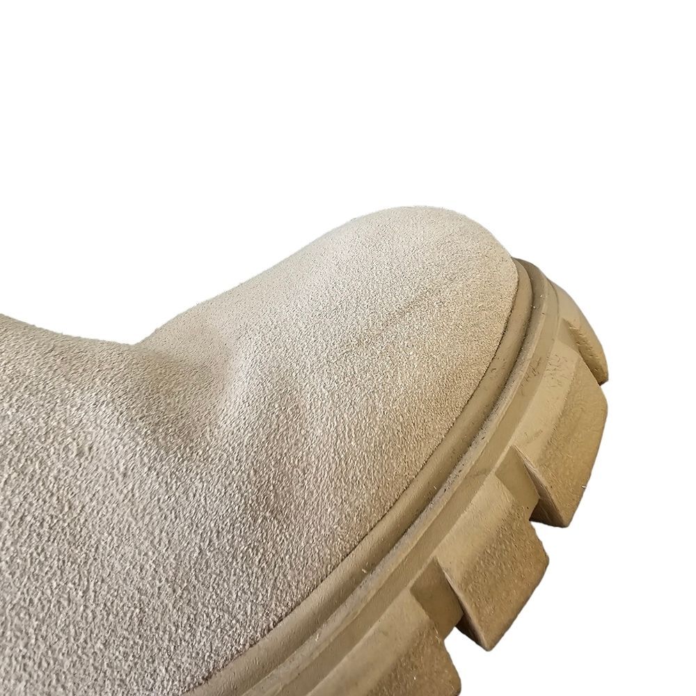 Steve Madden Women's Hutch Tan Sand Suede Chelsea Chunky Heel Boots Sz 9 - Picture 11 of 15